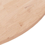 Round Table Top 90x1.5 cm Solid Wood Oak 342899