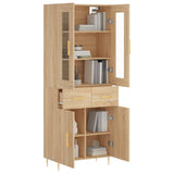 Highboard Sonoma Oak 69.5x34x180 cm Engineered Wood 3198524