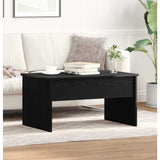 Coffee Table Black Oak 80 x 50.5 x 41.5 cm Engineered Wood 862766