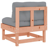 Middle Sofa with Cushions Solid Wood Douglas 825434