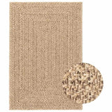 Rug ZIZUR 140x200 cm Jute Look Indoor and Outdoor 364832