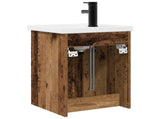 Bathroom Vanity Unit with Tap Old Wood 42 x 40 x 74.5 cm 889535