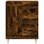Highboard Smoked Oak 69.5x34x180 cm Engineered Wood 3198694