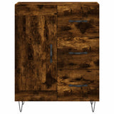Highboard Smoked Oak 69.5x34x180 cm Engineered Wood 3198694