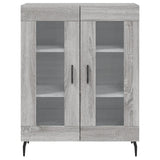 Sideboard Grey Sonoma 69.5x34x90 cm Engineered Wood 827810