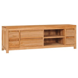 ZNTS TV Cabinet 120x30x40 cm Solid Teak Wood 288899