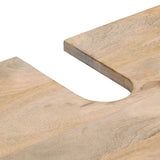 Bathroom Sink Cabinet 62x33x58 cm Solid Wood Mango 358267