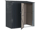 Garden Sheds Anthracite 153.5 x 86 x 200 cm Metal 42011299