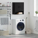 Wall Cabinet Black oak 60 x 31 x 70 cm Engineered wood 879542