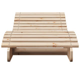 Sun Loungers 2 pcs 205x60x31.5 cm Solid Wood Pine 832573