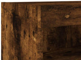 5 Piece TV Wall Units with LED Smoked Oak Engineered Wood 3216722