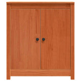 Sideboard Wax Brown 70 x 35 x 80 cm Solid Pine Wood 869898