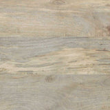 Coffee Table Beige and Black 80 x 50 x 40 cm Solid Acacia wood 4017977