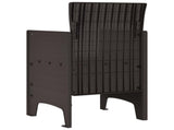 Garden Chair 2 pcs Brown 53 x 49 x 85 cm Polypropylene 847453