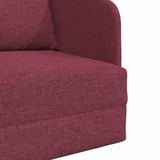 Sofa Bed Wine Red 65 x 80 x 83 cm Fabric 4106640