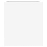 TV Cabinet White 90x35x40 cm Engineered Wood 809782