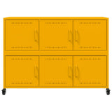 Sideboard Mustard Yellow 100.5x39x72 cm Steel 846743