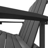Garden Chair Anthracite HDPE Standard Size Detachable 318646