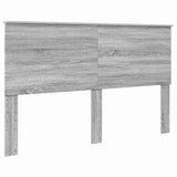 Headboard with Headboard Grey Sonoma 160 cm Engineered wood 887743