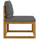 3 Piece Garden Lounge Set with Cushions Solid Wood Acacia 318553