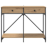 Console Table Artisan Oak 100 x 39 x 78.5 cm Engineered Wood 882807