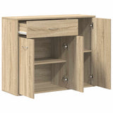 Sideboard Sonoma Oak 88x30x70 cm Engineered Wood 800678