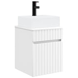 Wall-mounted Sink Vanity White 39 x 41 x 62.5 cm 890572