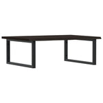 ZNTS Basin Shelf Wall Mounted Steel and Solid Wood Oak 3302657