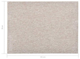 Carpet Floor Tiles 20 pcs 5 m 50x50 cm Light Beige 147319
