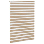 ZNTS Zebra Blind Sand Brown 165x230 cm Fabric Width 160.9 cm Polyester 4014612