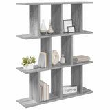 Wall Shelf Grey Sonoma 102 x 20 x 96 cm Engineered Wood 8012217