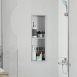 Shower Niche Silver 60 x 20 x 9.5 cm Stainless Steel 42012665