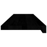 Stair Treads 20 pcs Brown Black 90x25x2 cm Solid Wood Oak 3283063