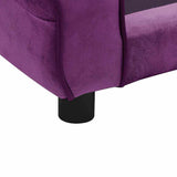 171041 Dog Sofa Burgundy 72x45x30 cm Plush