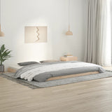 Bed Frame without Mattress 200x200 cm Solid Wood Pine 823424