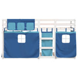 Bunk Bed without Mattress Blue 75x190 cm Small Single Solid Wood Pine 3283914