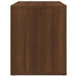 ZNTS Bedside Cabinet Brown Oak 60x36x45 cm Engineered Wood 816743