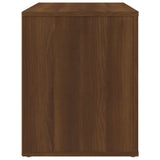 ZNTS Bedside Cabinet Brown Oak 60x36x45 cm Engineered Wood 816743