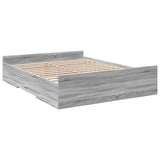 Bed Frame Grey Sonoma Engineered wood 160 x 200 cm Bed Frame 3280284