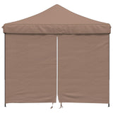 Party Tent Folding Brown 292 x 292 x 315 cm Oxford Fabric 42023570
