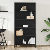 Bookcase Black 80.5x35x170.5 cm Engineered Wood 3300855