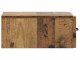 Wall-Mounted Bedside Cabinet 2 pcs Old Wood 34.5 x 33 x 20 cm 898952