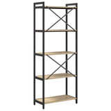 Bookshelf Sonoma Oak 60 x 30 x 155 cm Engineered Wood 868384