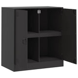 Sideboard Black 67x39x73 cm Steel 841673