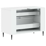 Bathroom Sink Cabinet ZWOLLE High Gloss White 82 x 41x 58.5 cm 896359