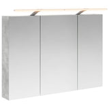 Bathroom Mirror Cabinet Concrete Grey 100 x 14.5 x 70 cm 889130