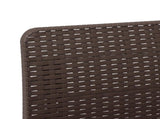 3-Seater Garden Sofa Rattan Look PP Brown 8011885
