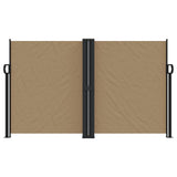 Retractable Side Awning Taupe 140x600 cm 4004619
