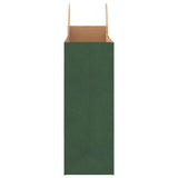 Paper Bags 250 pcs with Handles Green 32x17x44 cm 4101734