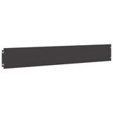 Lawn Edgings 50 pcs Black 15x103 cm Cold-rolled Steel 860148